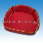 Preview: Sitzkissen Holder rot/gelb flach
